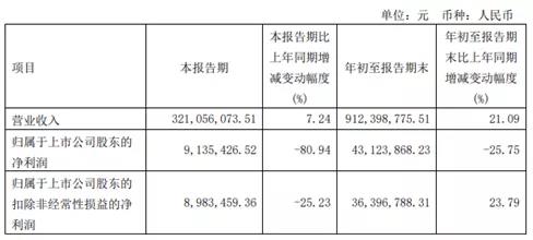 廣東迪生力汽配股份有限公司，發(fā)布2021年第三季度報告